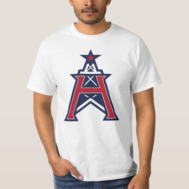 Classic Houston Roughnecks Merch T-Shirt (Front)