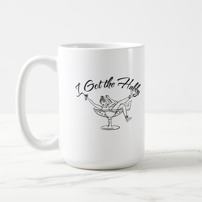 Classic Hubby Mug for Newlyweds (Left)