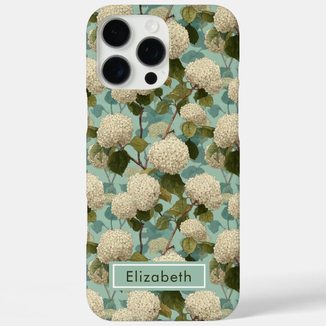 Classic Hydrangea Custom Iphone Case For Friends (Back)