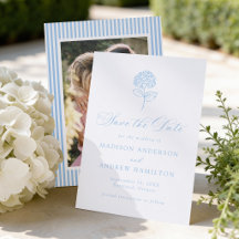 Classic Hydrangea Wedding Save the Date