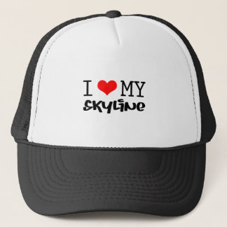 Classic "I Love My Skyline" design Trucker Hat