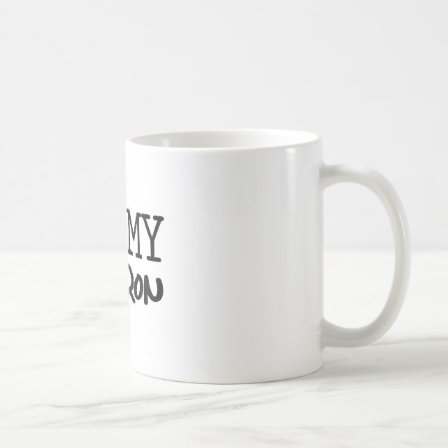 Classic "I Love My Tiburon" design Coffee Mug (Right)
