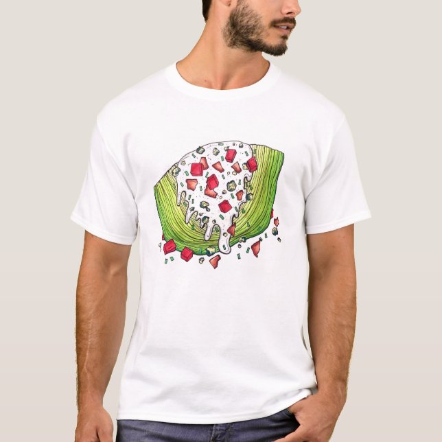 Classic Iceberg Lettuce Wedge Salad Food Foodie T-Shirt (Front)