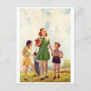Classic Illustration Postcard