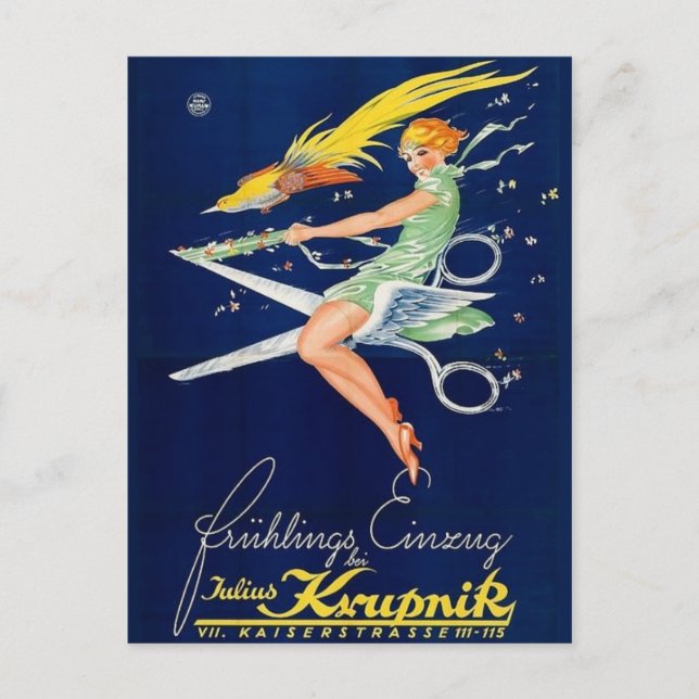 Classic Illustration Postcard (Front)