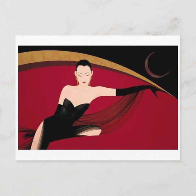 Classic Illustration Postcard (Front)