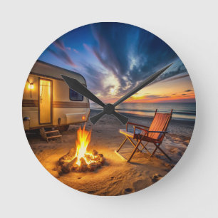 Classic Interior home Clock "Camping Style"