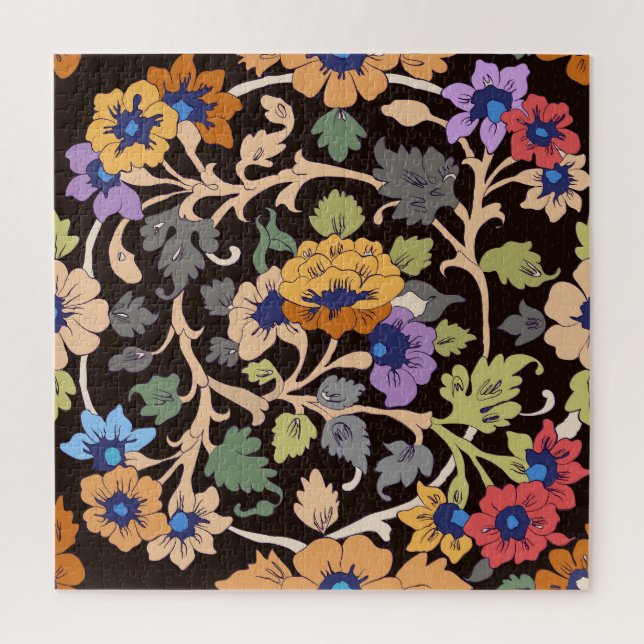 Classic Islamic: Floral Seamless Ornament Jigsaw Puzzle (Vertical)
