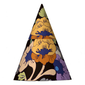 Classic Islamic: Floral Seamless Ornament Party Hat