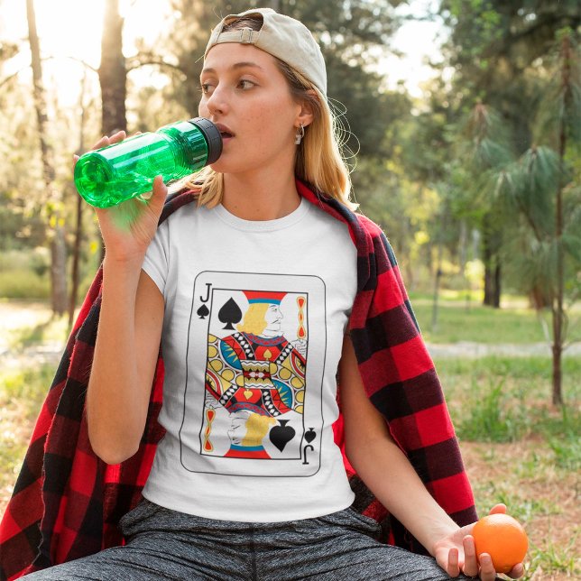 Classic Jack of Spades Poker Card T-Shirt (Creator Uploaded)
