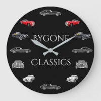 Classic Jaguar Cars Wall Clock