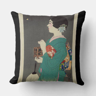 CLASSIC JAPANESE ART - PILLOW WITH TWO DESIGNS