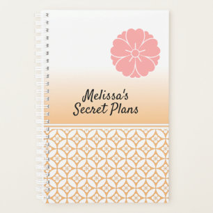 Classic Japanese Shippou Pattern and Sakura Crest Planner