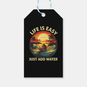 Classic Jet Ski skier Gift Tags