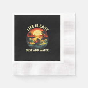 Classic Jet Ski skier Napkin
