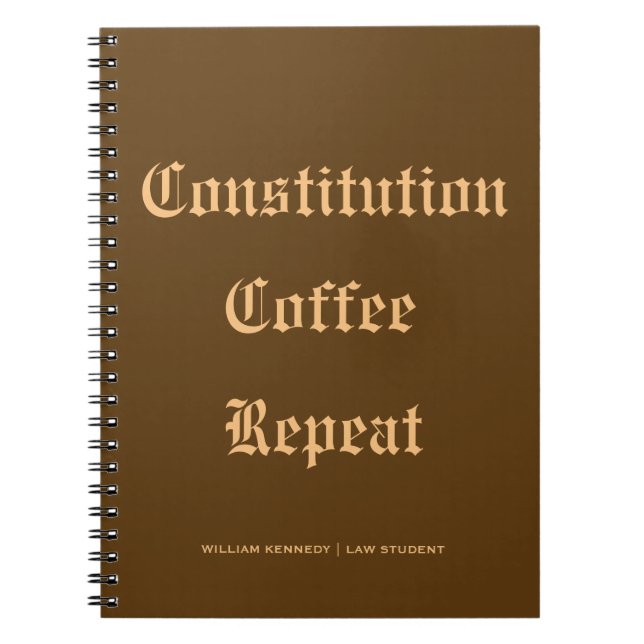 Classic Journal Constitution Brown Law Student  (Front)