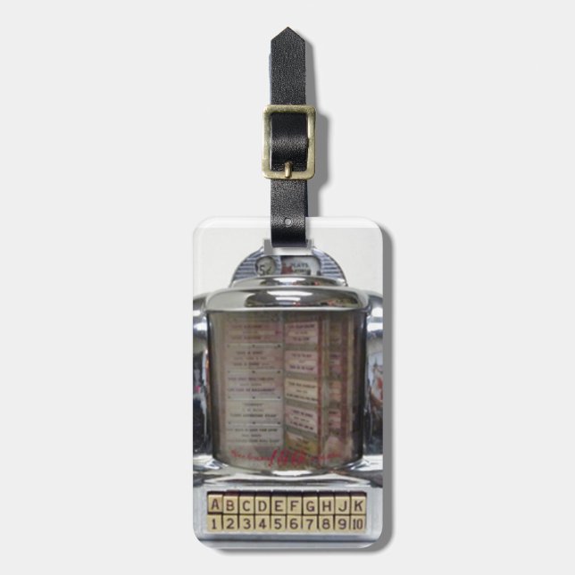 **CLASSIC JUKEBOX** LUGGAGE TAG (Front Vertical)