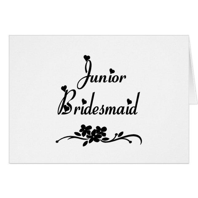 Classic Junior Bridesmaid (Front Horizontal)