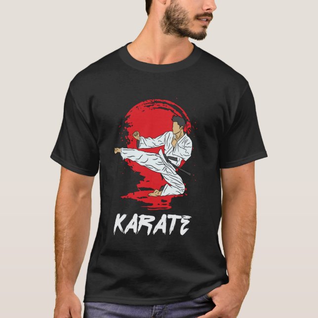 Classic Karate Fly Kick T-Shirt (Front)