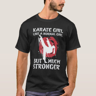 Classic Karate Girls Women Girl Karateka Shotokan  T-Shirt