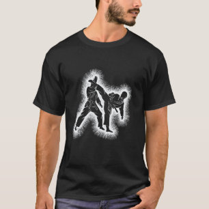 Classic Karate Kickboxing Taekwondo Kids Boys T-Shirt