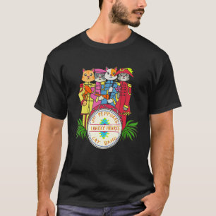 Classic Kitty Sgt. Peppurr's Lonely Hearts Funny C T-Shirt