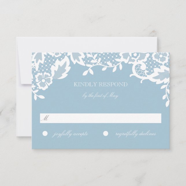 Classic Lace Response Card (Front)