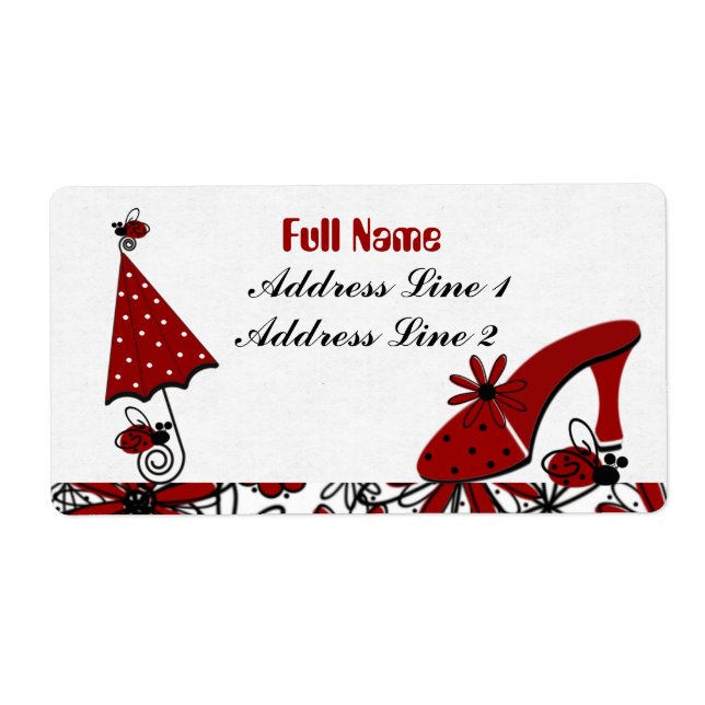 Classic Lady Avery Label (Front)