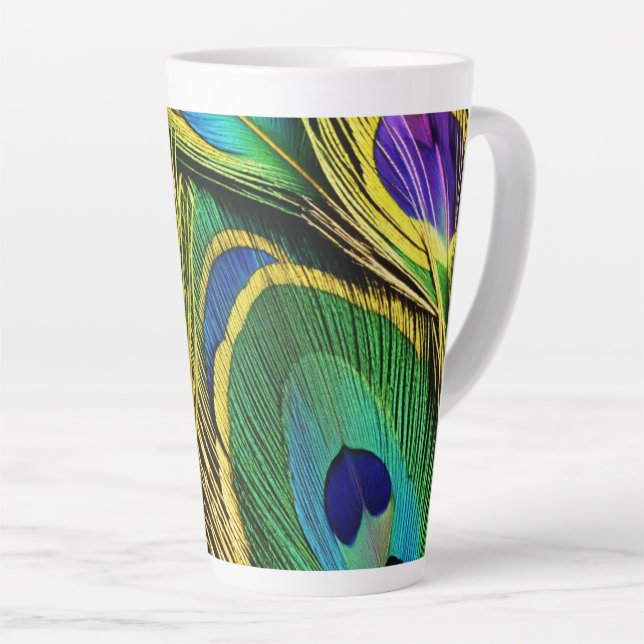 Classic Latte Mug – Stylish, Durable, and Perfect (Right Angle)