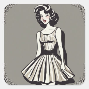Classic LBD Fashion Sticker