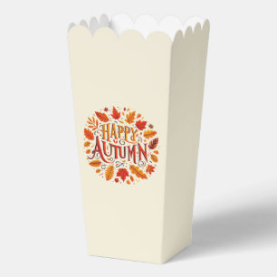 classic leaves & Happy Autumn Favour Box