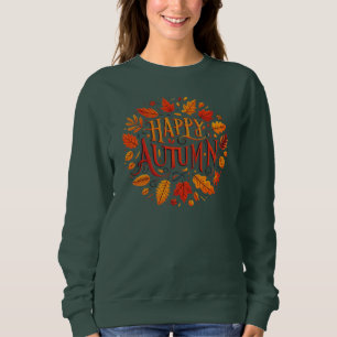 classic leaves & Happy Autumn  Hoodie