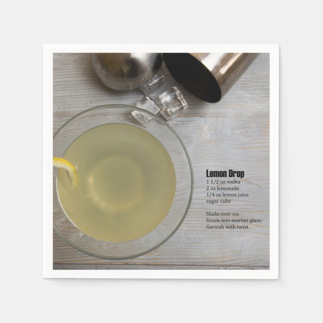 Classic Lemon Drop Napkin (Front)