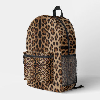 🐆 Classic Leopard Print Luxury Fashion Style 🐆 Printed Backpack