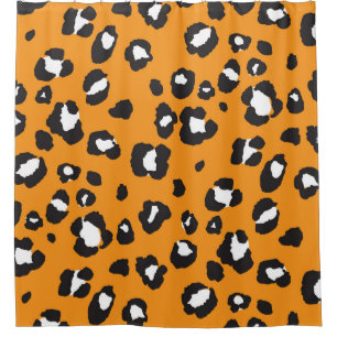 Classic Leopard Print Pattern Shower Curtain