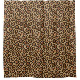 Classic Leopard Print Shower Curtain