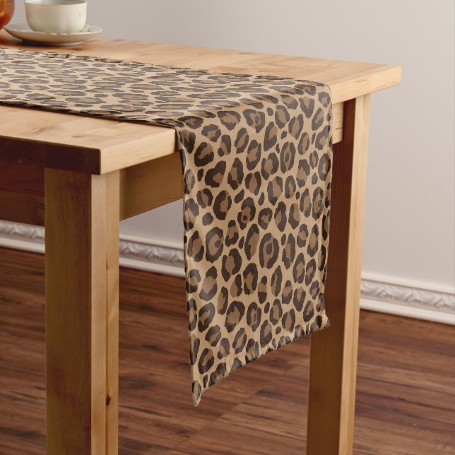 Classic Leopard Series Design 12 Short Table Runner (In Situ)