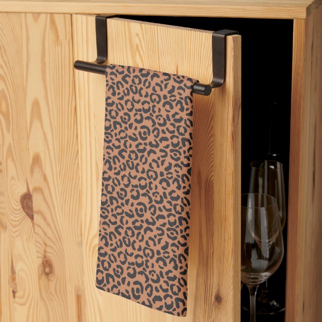 Classic Leopard Series Design 13   Tea Towel (Thirds Fold)