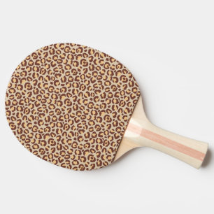 Classic Leopard Series Design 1   Ping Pong Paddle