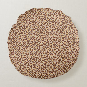 Classic Leopard Series Design 1 Round Cushion