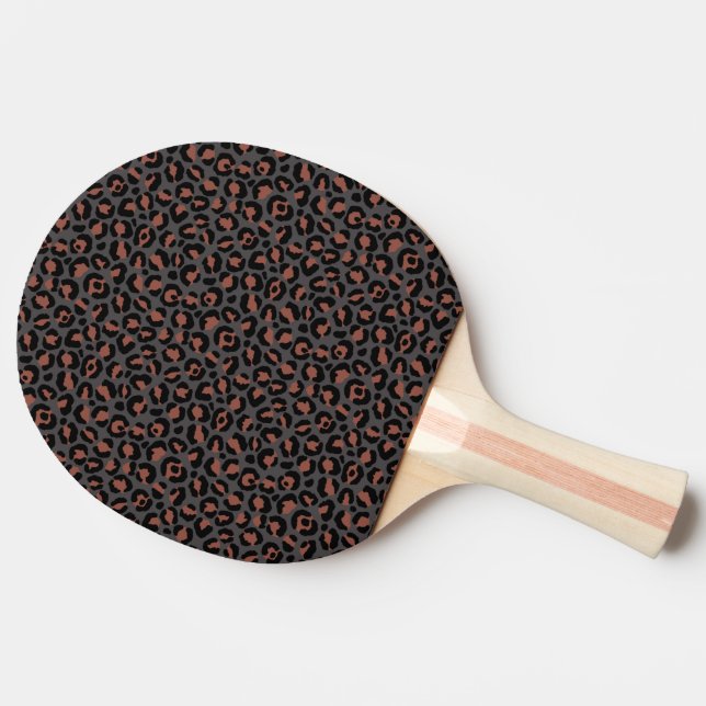 Classic Leopard Series Design 2  Ping Pong Paddle (Side)