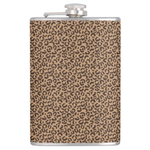 Classic Leopard Series Design 5  Hip Flask