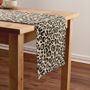Classic Leopard Series Design 9  Short Table Runner
