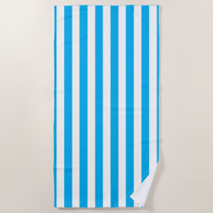 CLASSIC LIGHT BLUE STRIPED BEACH TOWEL