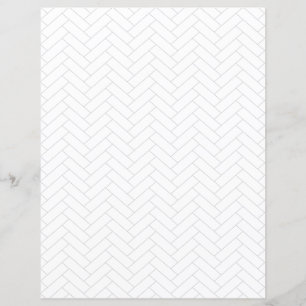 Classic Light White Grey Herringbone Pattern