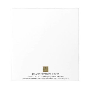 Classic Logo Office Memo Branding Pad notepad