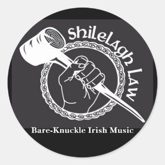 Classic logo round sticker