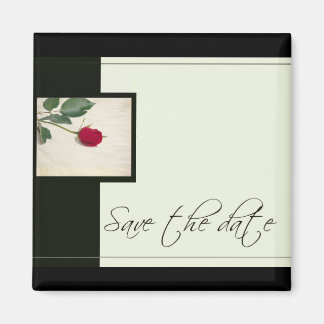 Classic Look Save the Date Magnet