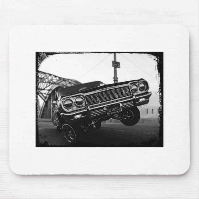 Classic Los Angeles Old School Lowrider Mouse Pad (Front)
