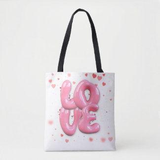 Classic LOVE Canvas Tote